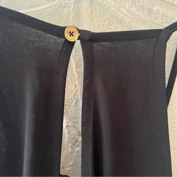 Michael Kors Black Top with Gold Accents - Picture 5 of 7